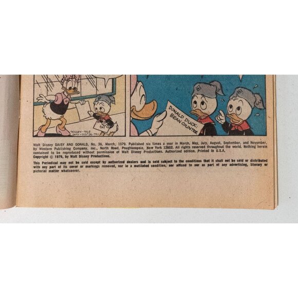 Walt Disney Daisy And Donald Comic Book Whitman 35¢ Vintage Collectible - Picture 9 of 13